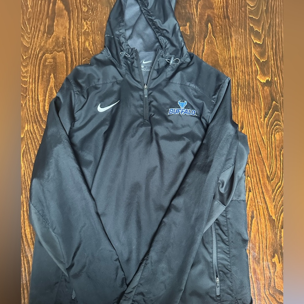 Nike Black Windbreaker suny Buffalo university at buffalo